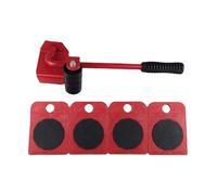 Traslocatore di mobili su ruote ， Furniture Moving Dolly Transport Roller Set Pack of 5 Multicolor 300kg(Red)
