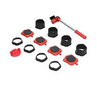Traslocatore di mobili su ruote , Furniture Moving Lifters and Sliders Pack of 13 Red