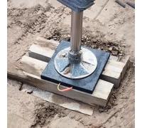 Traslocatore di mobili su ruote ， Outrigger Pads Jack Landing Pads 45 Tons Load Capacity Multiple Sizes(23.6x23.6x3.1in/60x60x8cm)