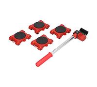 Traslocatore di mobili su ruote ， Pack of 5 Furniture Lifter Movers 150kg Load Capacity for Sofas Couches Refrigerator Red