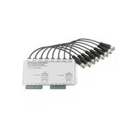 Trasmettitore A Coppia Intrecciata A 8 Canali con Cavo Integrato, Cavo Ethernet BNC A RJ45 HD per Video Sorveglianza