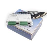Trasmettitore a doppino intrecciato a 8 canali con cavo, trasmettitore video HD con cavo di rete da BNC a RJ45 for sistemi di sorveglianza, utilizzato in coppia.