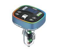 Trasmettitore adattatore per auto - Ricevitore radio wireless, ricarica automatica USB AUTO | Lettore musicale mp3 per interfaccia 12 V/24 V, trasmettitore auto wireless per musica, caricatore US