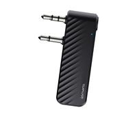 Trasmettitore Audio Bluetooth 5.1, con Doppio Jack 3,5 mm, 4smarts - Nero