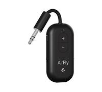 AirFly Pro 2 - Adattatore Bluetooth per aereo, coppia 2 AirPods o cuffie wireless - Trasmettitore e ricevitore Bluetooth AUX da 3,5 mm per auto, barche, tapis roulant, TV, accessori essenziali da