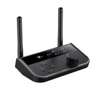 Trasmettitore Audio Wireless - Ricevitore Audio Aux,Doppia Connessione Cuffie Telefono Mobile PC Altoparlanti TV Casa Pubblico Musica