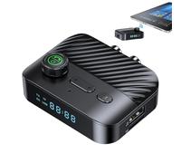 Trasmettitore audio wireless, trasmettitore audio stereo 5.3, adattatore ricevitore | Accessori per altoparlanti a bassa latenza LCD Radio Recettore per PC