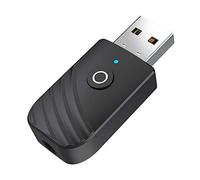 Trasmettitore Bluetooth 5.0, ricevitore Bluetooth Adattatore Bluetooth Adattatore porta audio da 3,5 mm Spina USB wireless 3 in 1 Trasmettitore AUX Bluetooth per auto PC TV Cuffie Altoparlante Cuffie