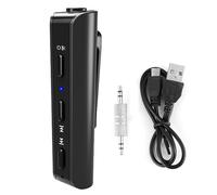 Trasmettitore Bluetooth compatibile con assistente vocale con doppia funzione di accoppiamento, bassa latenza e alta qualità del suono per un