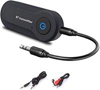 Trasmettitore Bluetooth, trasmettitore USB stereo portatile wireless, trasmettitore Bluetooth 5.0 per dispositivi audio da 3,5 mm e connessioni RCA, accoppiato con ricevitore Bluetooth, funziona