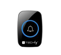Techly 362695 Trasmettitore aggiuntivo Campanello Wireless Fino a 300m Nero