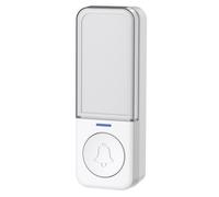 Techly Trasmettitore aggiuntivo IP56 Battery Free per campanello wireless fino a 180m Bianco