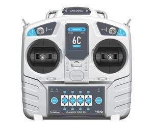 Trasmettitore controller MC6C Mini V2 2.4G 6CH con sistema radio ricevitore per aeroplano RC, drone, elicottero multirotore, barca