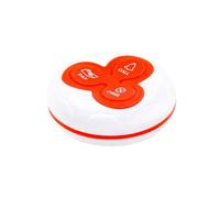 Trasmettitore di Chiamata Wireless Impermeabile Pulsante Cercapersone 433 MHz per Sistema di Chiamata Ristorante Sistema di Clinica Bar 3 Pulsanti