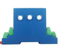 Trasmettitore di corrente CA trifase DC24V con foro da 4 mm CA 1A 2A 3A 5A 10A 15A 20A a 4-20 mA 0-10 V 0-5 V Sensore di corrente con effetto RS485