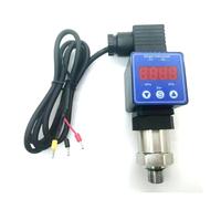 Trasmettitore di pressione con display LED G1/4 12-36V 4-20mA 0,5% 0-600bar sensore trasduttore di pressione in acciaio inossidabile opzionale(4-20mA 3wire,0-4bar)