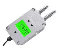 Trasmettitore di pressione differenziale 4-20mA con display LCD, sensore di pressione del vento per HVAC industriale e monitoraggio dei processi, gamma 0-10 kPa, precisione 0,5%, temperatura di