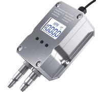 Trasmettitore di pressione differenziale LCD 4-20mA 0-10V 0-5V RS485 Sensore di pressione del vento 1Kpa 10kp 50Pa 100Pa 500Pa 50Pa Pressione dell'aria(4-20mA output,0-30Mpa)