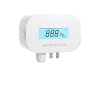 Trasmettitore di pressione, Pressure Transmitters Mini Differential Transmitter With Display, 4-20 MA, 0-5 V, RS485 Alarm(0-100pa-0-10v)