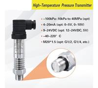 Trasmettitore di pressione sanitaria ad alta temperatura 4-20mA/0-5V/0-10V/RS485 Sensore igienico a membrana piatta(0-10v G1-2,0-0.4Mpa)