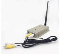 Trasmettitore e ricevitore audio video AV wireless 4CH 1.2G 5W 1.2Ghz 5000mW per trasmissione a lungo raggio compatibile con vari dispositivi(Only RX)