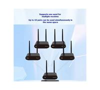 Trasmettitore e Ricevitore Audio Wireless AU680 UHF WiFi per PC, DVD, Microfono, Amplificatore, Spina UK