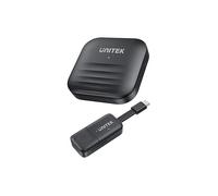 UNITEK Kit di estensione HDMI wireless USB-C, casting wireless 1080p a 60Hz, trasmissione fino a 50 m, dual-band 2.4G+5G, trasmettitore e ricevitore compatti, modalità mirror/extend, plug-and-play