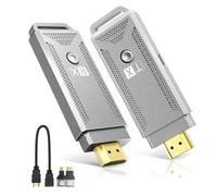 Trasmettitore e ricevitore HDMI wireless [100 m, decoder 4K/uscita 1080P], plug & play, estensore HDMI wireless portatile per lo streaming di video e audio da laptop/PC/TV Box/fotocamera a monitor