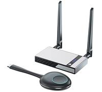 Trasmettitore e Ricevitore HDMI Wireless 1080P Fino a 50m/164ft, Trasmettitore Estensore HDMI Wireless per Segnali HD da PC, DVD, tablet, STB, TV Stick per la Visualizzazione su Schermi HD e VGA