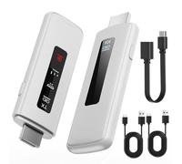 Trasmettitore e Ricevitore HDMI Wireless con schermo LED, hdmi wireless Extender 50M, wireless hdmi Full HD 1080P 2.4G/5G per Streaming di Video da Laptop/PC/TV Box/Proiettore