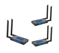 Trasmettitore E Ricevitore HDMI Wireless Extender 250M 5.8Ghz For Fotocamera DSLR, Laptop, PC Monitor TV Facile Ampia Compatibilità(1 TX and 2 RX)