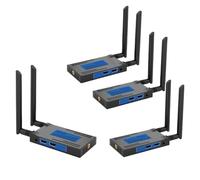 Trasmettitore E Ricevitore HDMI Wireless Extender 250M 5.8Ghz For Fotocamera DSLR, Laptop, PC Monitor TV Facile Ampia Compatibilità(1 TX and 3 RX)