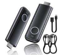Trasmettitore e Ricevitore HDMI Wireless, Full HD 1080P Dongle HDMI Wireless Extender, Portata 164FT/50M, Doppia Banda 2,4/5G Streaming Video/Audio/File da Laptop, PC, TV Box a Monitor/HDTV/Proiettore