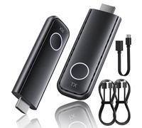 Trasmettitore e Ricevitore HDMI Wireless, Full HD 1080P Dongle HDMI Wireless Extender, Portata 164FT/50M, Doppia Banda 2,4/5G Streaming Video/Audio/File da Laptop, PC, TV Box a Monitor/HDTV/Proiettore