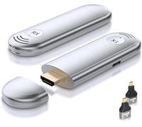 Trasmettitore e ricevitore HDMI wireless, portata 2,4 G/5 G, estensione HDMI wireless 4 K, uscita 1080p, plug and play, supporto per laptop, PC, TV, proiettore, fotocamera, DV, non c'è bisogno di