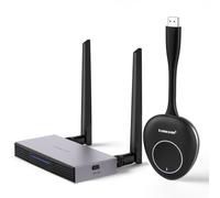 Trasmettitore e ricevitore HDMI wireless Supporta 8 TX a 1 RX per aziende e case, Lemorele FHD Plug & Play HDMI Funk HDMI Funkübertragung per lo streaming di video audio da laptop/TV Box a HDTV