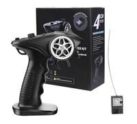 Trasmettitore e ricevitore RC - segnale da 2,4 GHz, telecomando, auto auto | Controller ad alta precisione, unità di sterzo reattiva per cingoli RC, guida in barca, veicoli alla deriva, sessioni di co