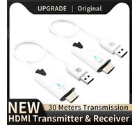 Trasmettitore e ricevitore video wireless da 30 m Cavo adattatore display extender compatibile HDMI Specchio schermo per fotocamera PC a TV