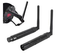Trasmettitore e Ricevitore Wireless DFI DJ 2.4G, Controller di Luce Wireless a Distanza di Trasmissione 400m per Luce da Palco (Spina europea)