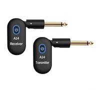 Trasmettitore E Ricevitore Wireless Guitar System, Chitarra Wireless System, 90 ° Rotatable Guitar Wireless System Receiver System