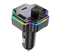 Trasmettitore FM,Adattatore Trasmettitore Radio,Lettore MP3 USB | per Auto Veicolo Camion SUV Guida Viaggio Quotidiano Chiamate a Mani Libere Pendolarismo