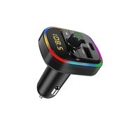 TRASMETTITORE FM AVIZAR CARKIT-HL-C4 - Bluetooth 5.0, 2 Porte USB, Display LCD, Funzione vivavoce