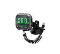 Trasmettitore FM Bluetooth 5.3 USB for auto, supporto, scheda TF, lettore con GPS, display HUD for, misuratore di velocità