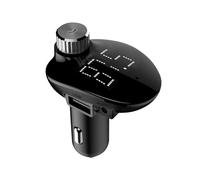 Trasmettitore FM Bluetooth, adattatore radio auto, trasmettitore FM Bluetooth, lettore MP3, ricevitore radio, doppio adattatore USB per auto, supporto per scheda TF/USB, supporta chiavetta USB da 32