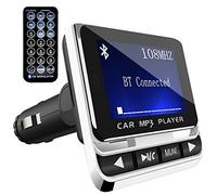 Trasmettitore FM Bluetooth,ToHayie Trasmettitore Bluetooth Radio Adapter Car Kit Per Bluetooth, Scheda TF, USB Port,Per Cellulari iPhone Huawei, Mp3 Mp4 Tablet Portatile Altri Dispositivi Bluetooth