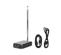 Trasmettitore FM da 0,5 W con Display Digitale, Lungo Raggio, 2000 Metri, Trasmissione Stereo, 76-108 MHz, Apparecchiatura Radio Portatile