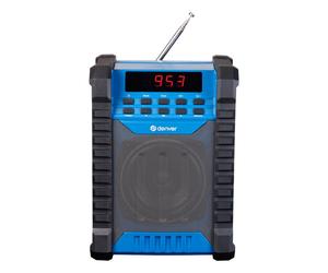 Trasmettitore FM - Denver - WRB-60 - Bluetooth - Blu, Grigio