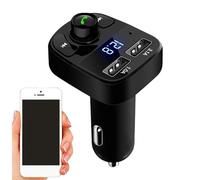 Trasmettitore FM - Lettore Musicale MP3 per Auto | Adattatoře Radio Wireless Pēr Třasmettitore Ƒm, Adattatore Rаdio Pеr Chiamate Portatile con Schermo LED, SUV Camion