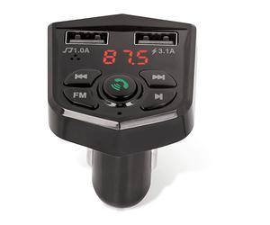 TRASMETTITORE FM MAXLIFE OEM001792 - Bluetooth 5.0, 2 Porte USB, Display LCD, Funzione vivavoce
