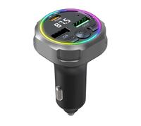 Trasmettitore FM, mp3 di auto Adattatore radio FM Light FM a 7 colori